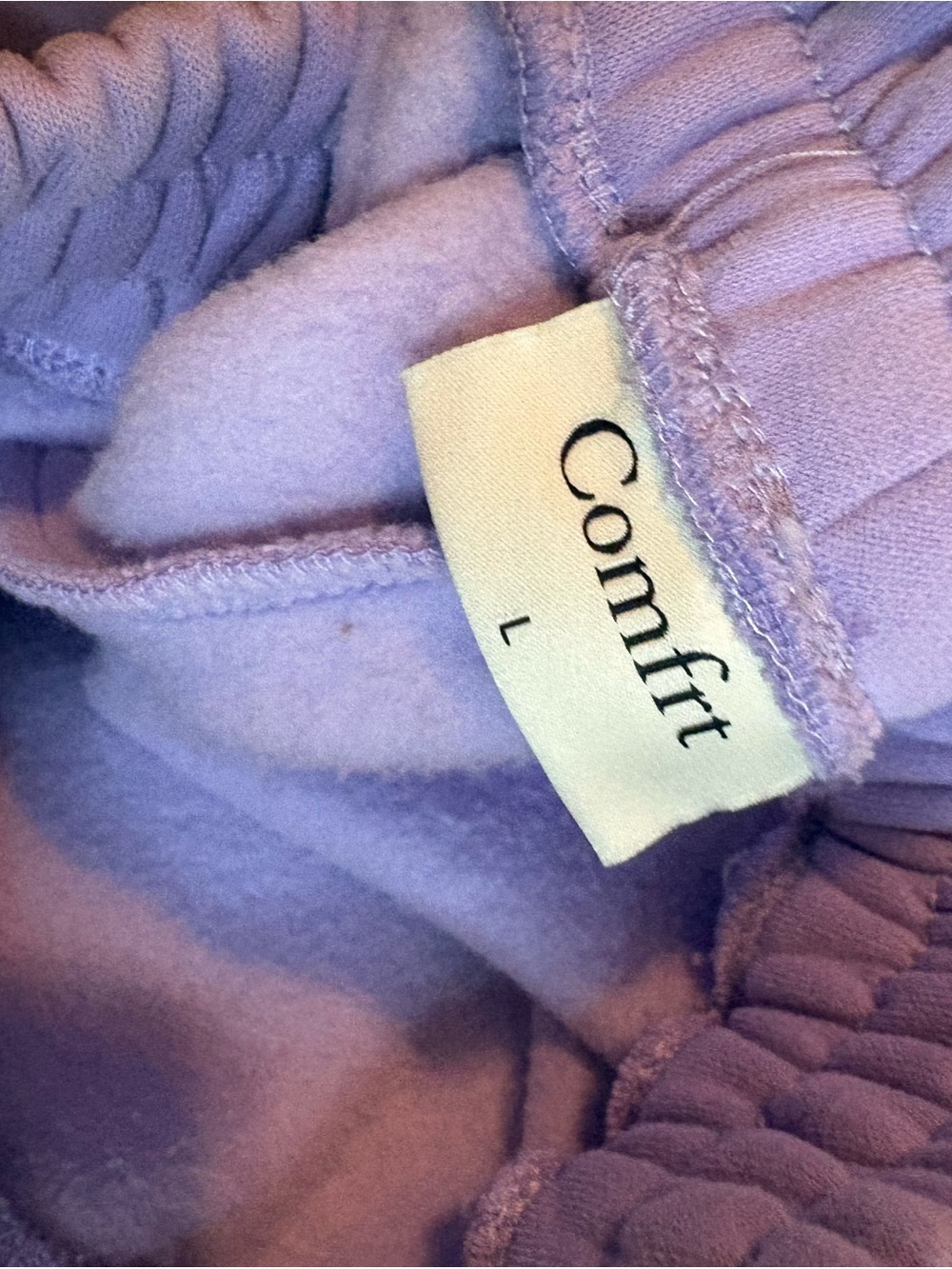 Comfrt Lavender Women's sweatpants - Large - The Pastel Collection